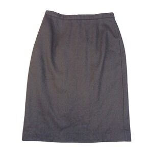 Vintage Ilyse Hart Wool Pencil Skirt Womens‎ 6 Black Career Academia 90s Preppy